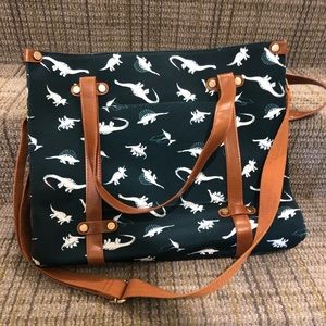 COPY - Dinosaur Camp Director Zipped Tote
